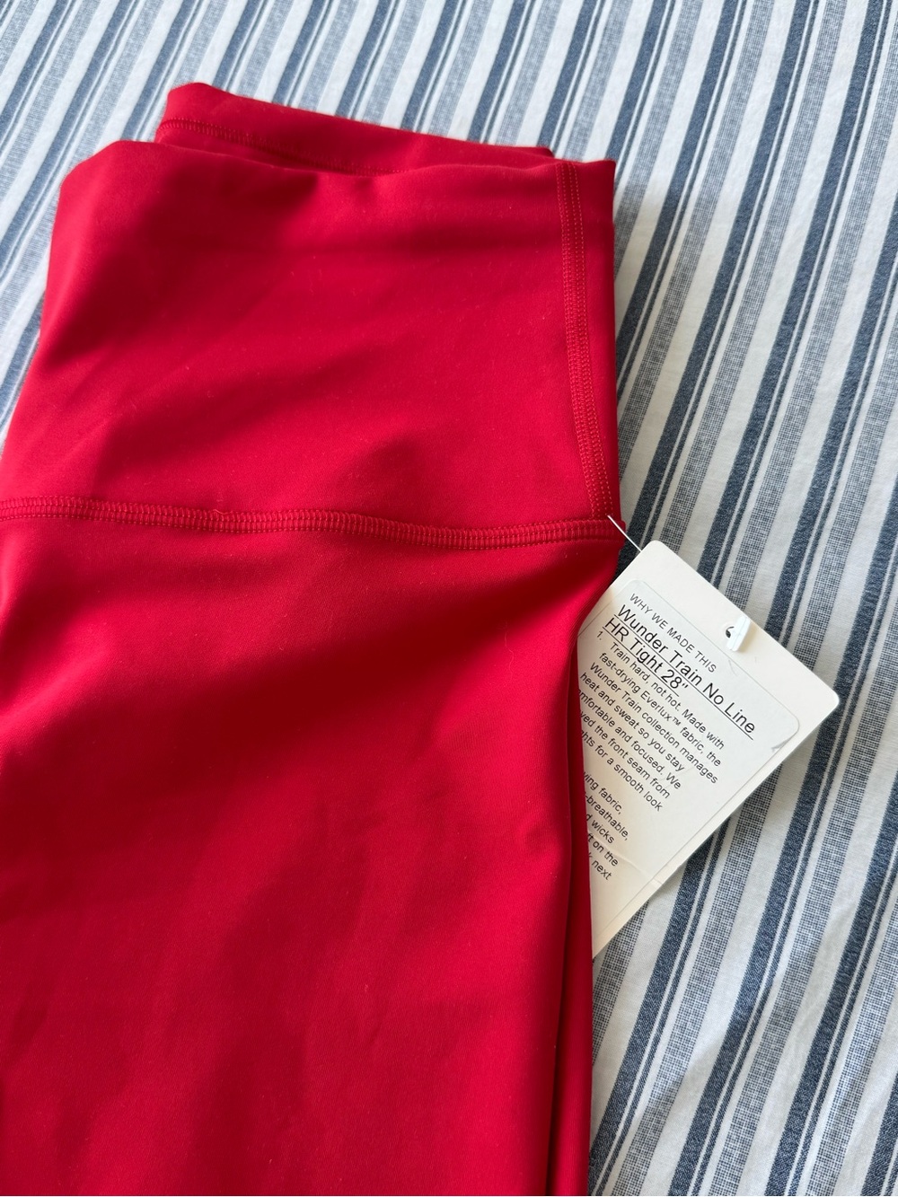 lululemon athletica Red High-Rise Athletic Leggings